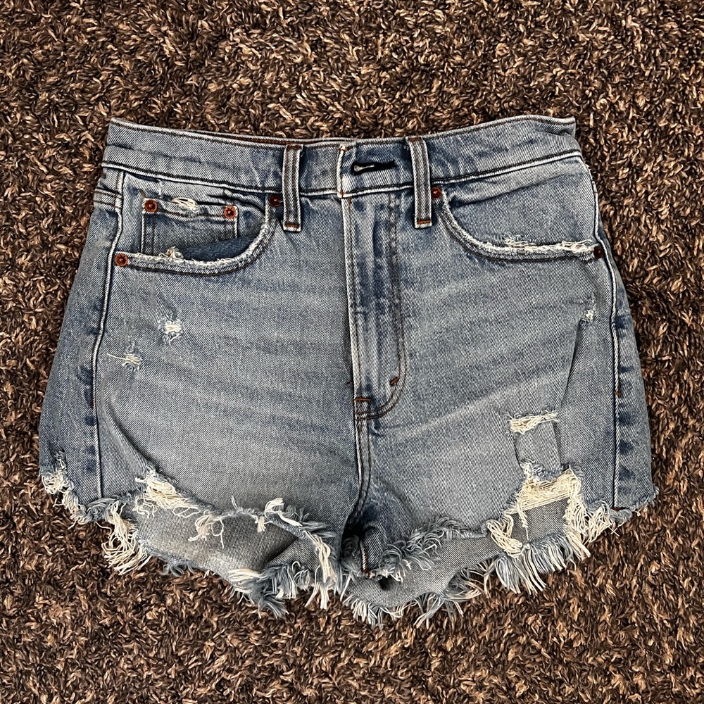 Abercrombie High Rise Mom Shorts